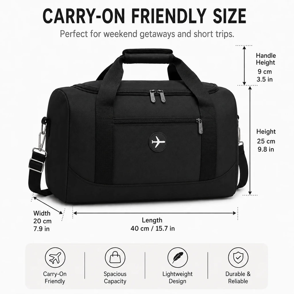 Sac de Voyage Pliable Cabine ✈️ | Sous-Siège Avion | 6 Coloris