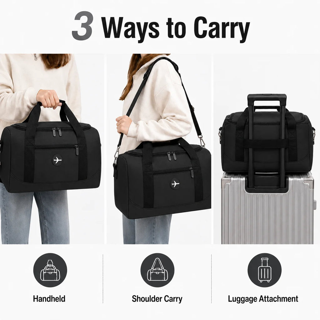 Sac de Voyage Pliable Cabine ✈️ | Sous-Siège Avion | 6 Coloris