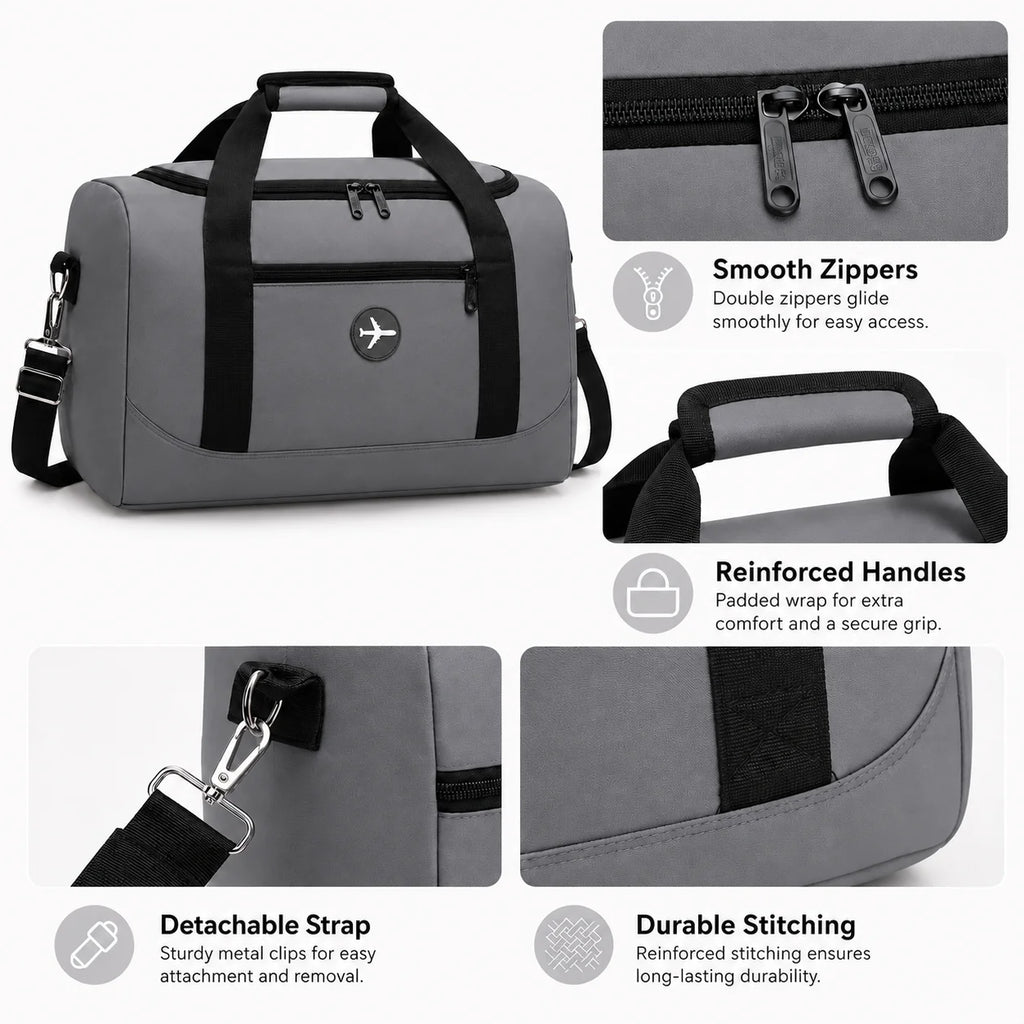 Sac de Voyage Pliable Cabine ✈️ | Sous-Siège Avion | 6 Coloris