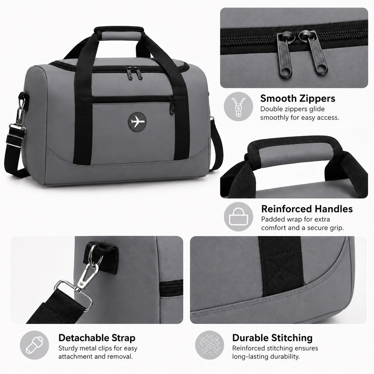 Sac de Voyage Pliable Cabine ✈️ | Sous-Siège Avion | 6 Coloris