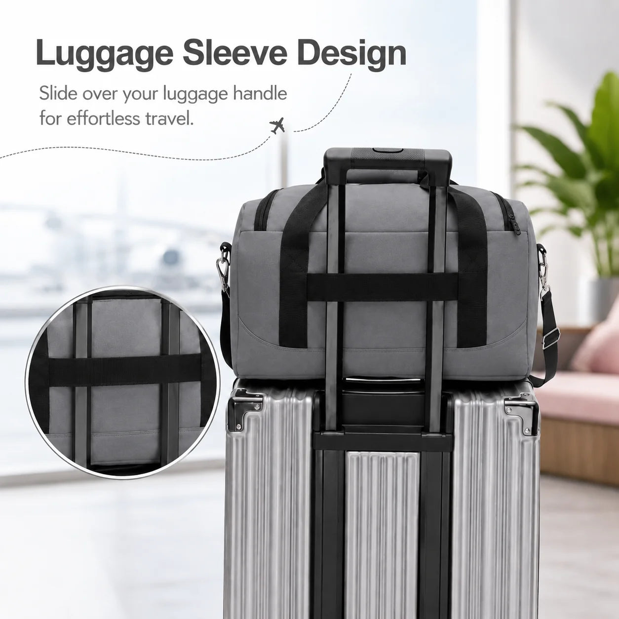 Sac de Voyage Pliable Cabine ✈️ | Sous-Siège Avion | 6 Coloris