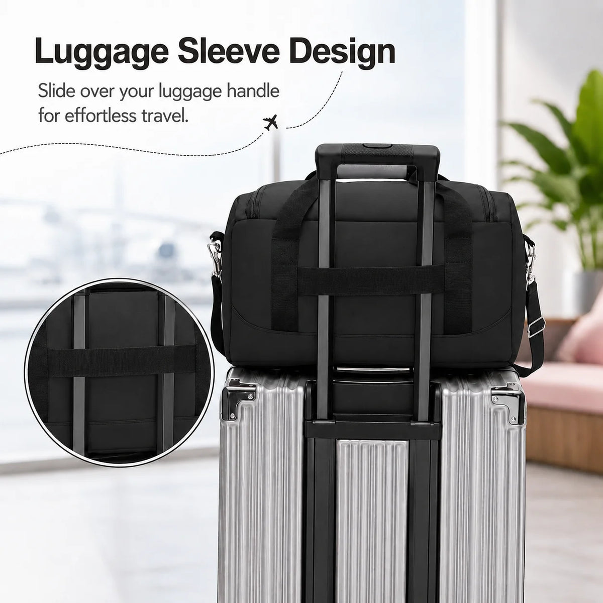 Sac de Voyage Pliable Cabine ✈️ | Sous-Siège Avion | 6 Coloris