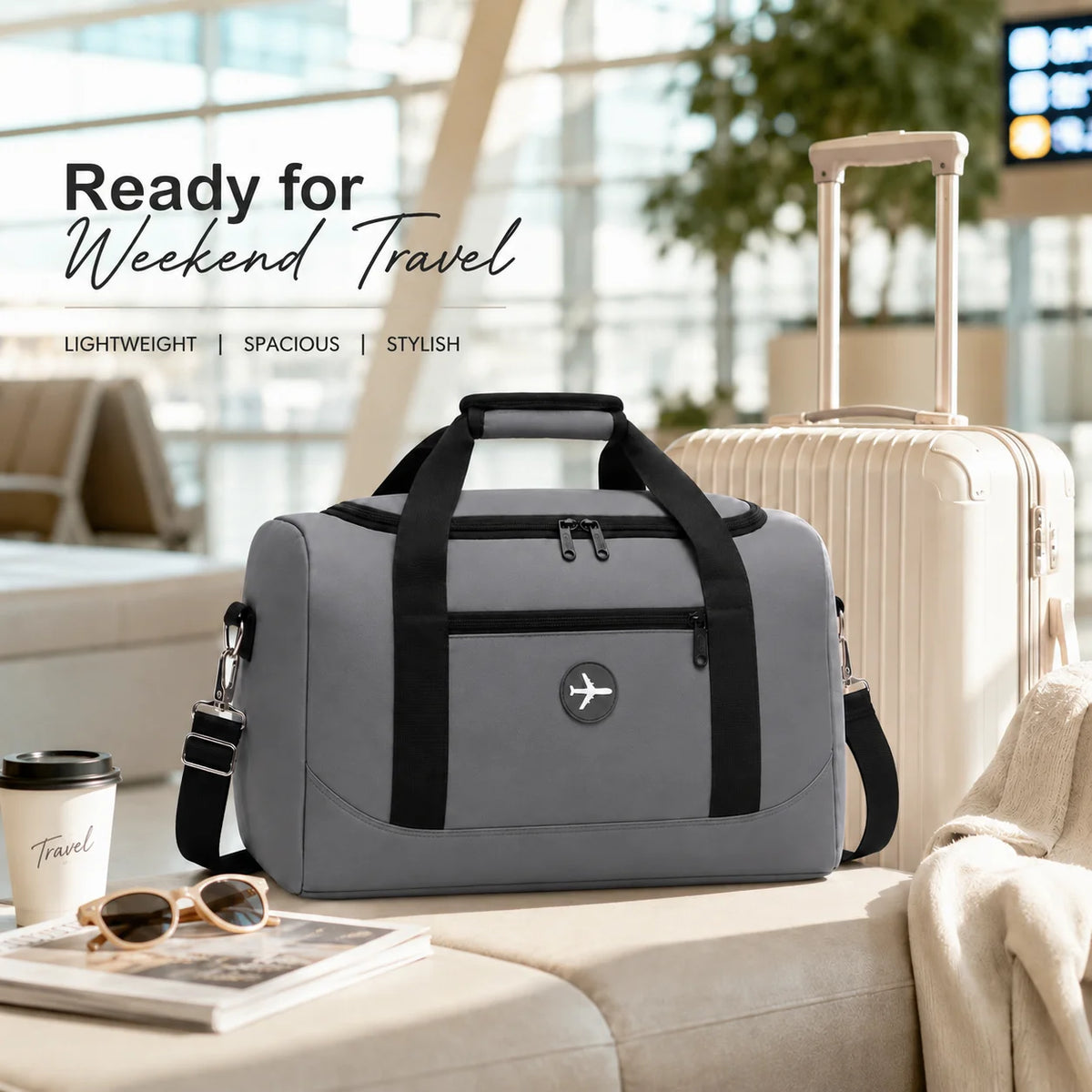 Sac de Voyage Pliable Cabine ✈️ | Sous-Siège Avion | 6 Coloris