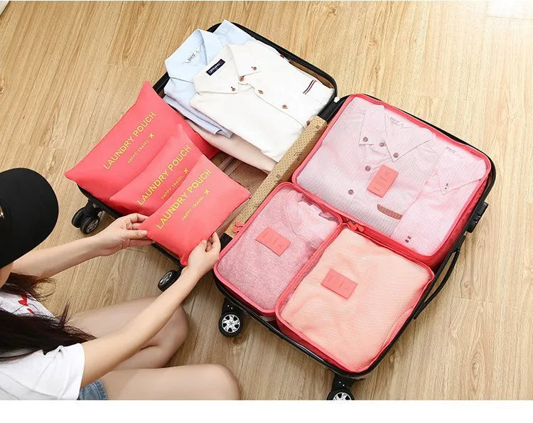 Organisateurs de valise – Set de 6 pièces