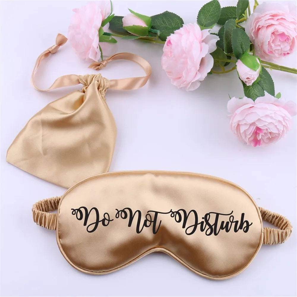 Dream : Masque de Nuit Personnalisé, Prénom Brodé ou juste Soie Douce