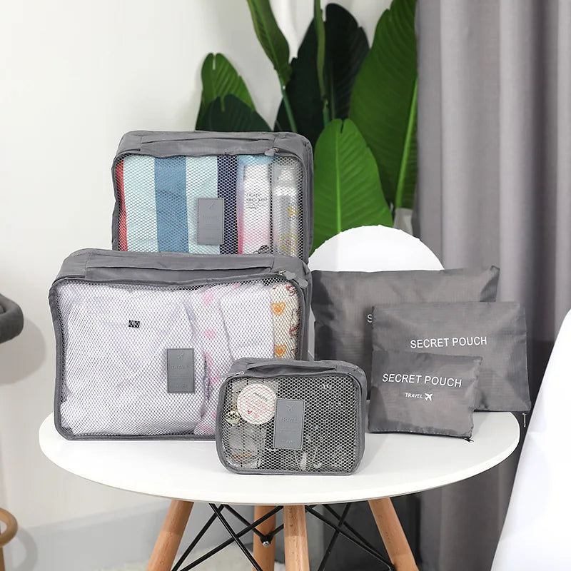 Organisateurs de valise – Set de 6 pièces