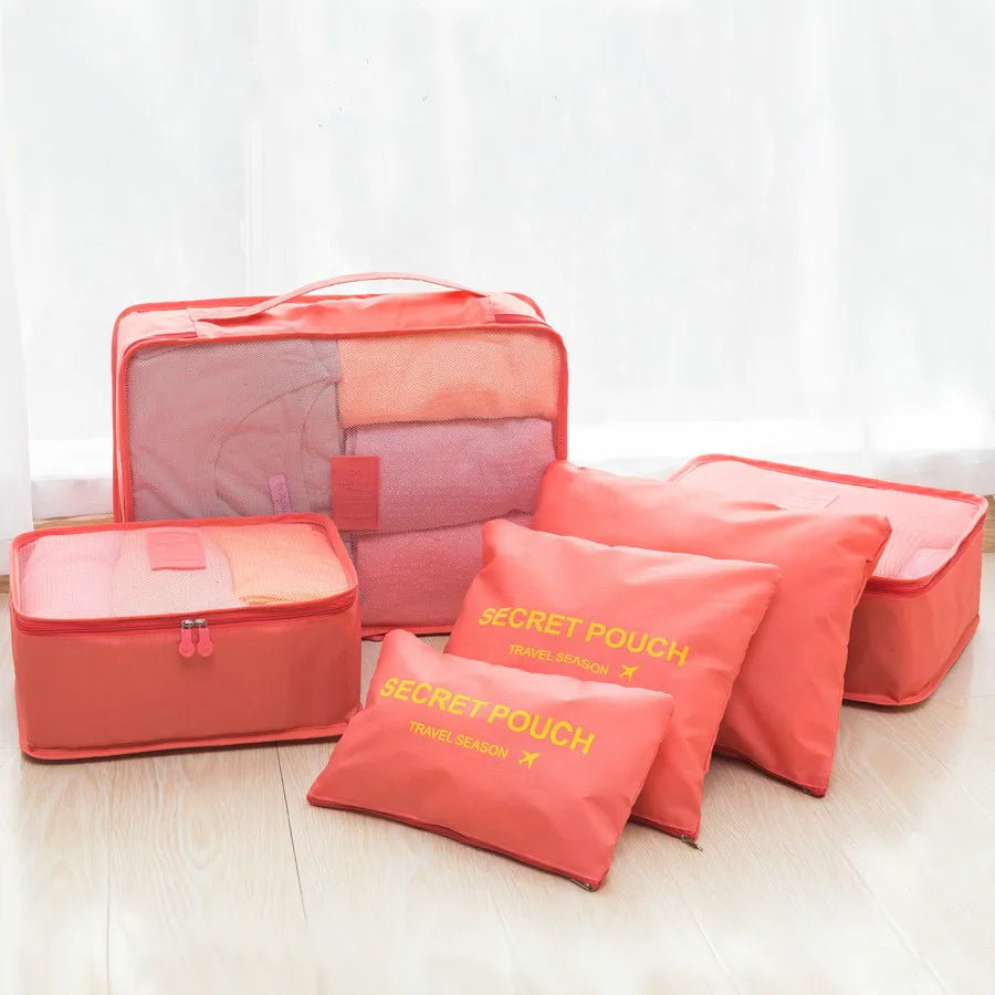 Organisateurs de valise – Set de 6 pièces