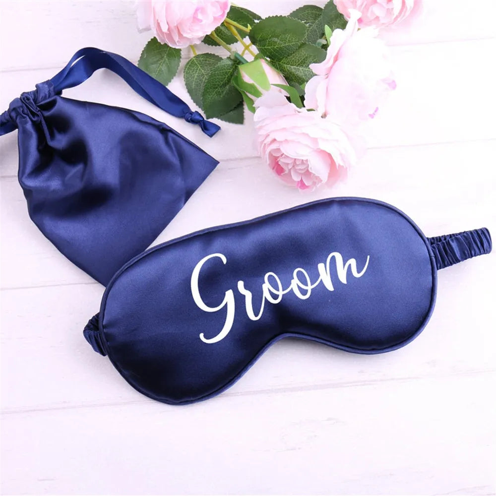 Dream : Masque de Nuit Personnalisé, Prénom Brodé ou juste Soie Douce