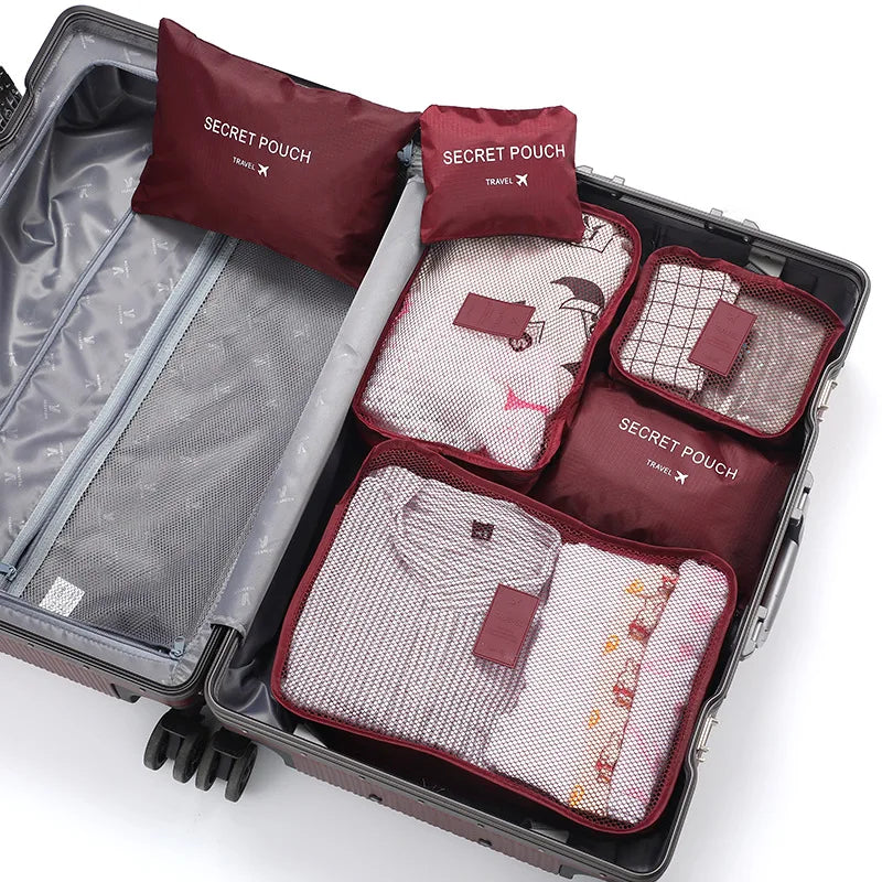 Organisateurs de valise – Set de 6 pièces