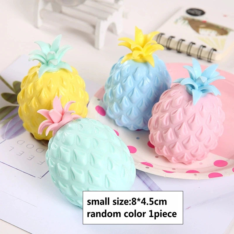 Pineapple Water Beads Stress Ball Squishy Fidget Toy Water Feeling Soft Squeeze Anti-Anxiety Stress Relief Sensory Toy