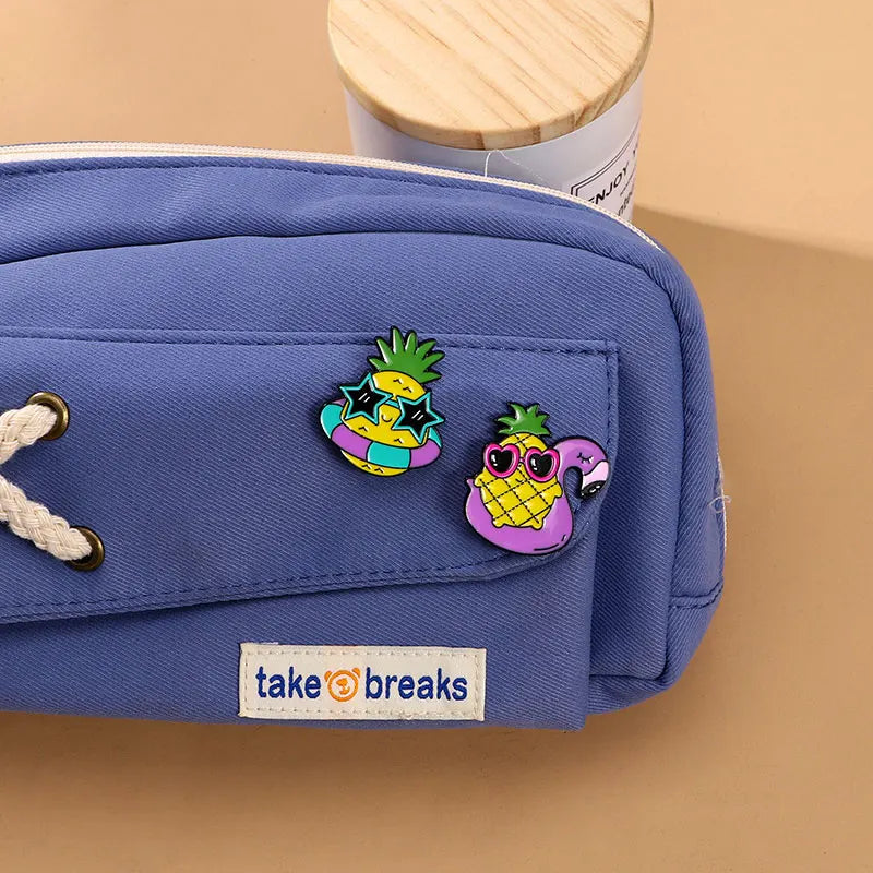 Ananas en vacances Pins