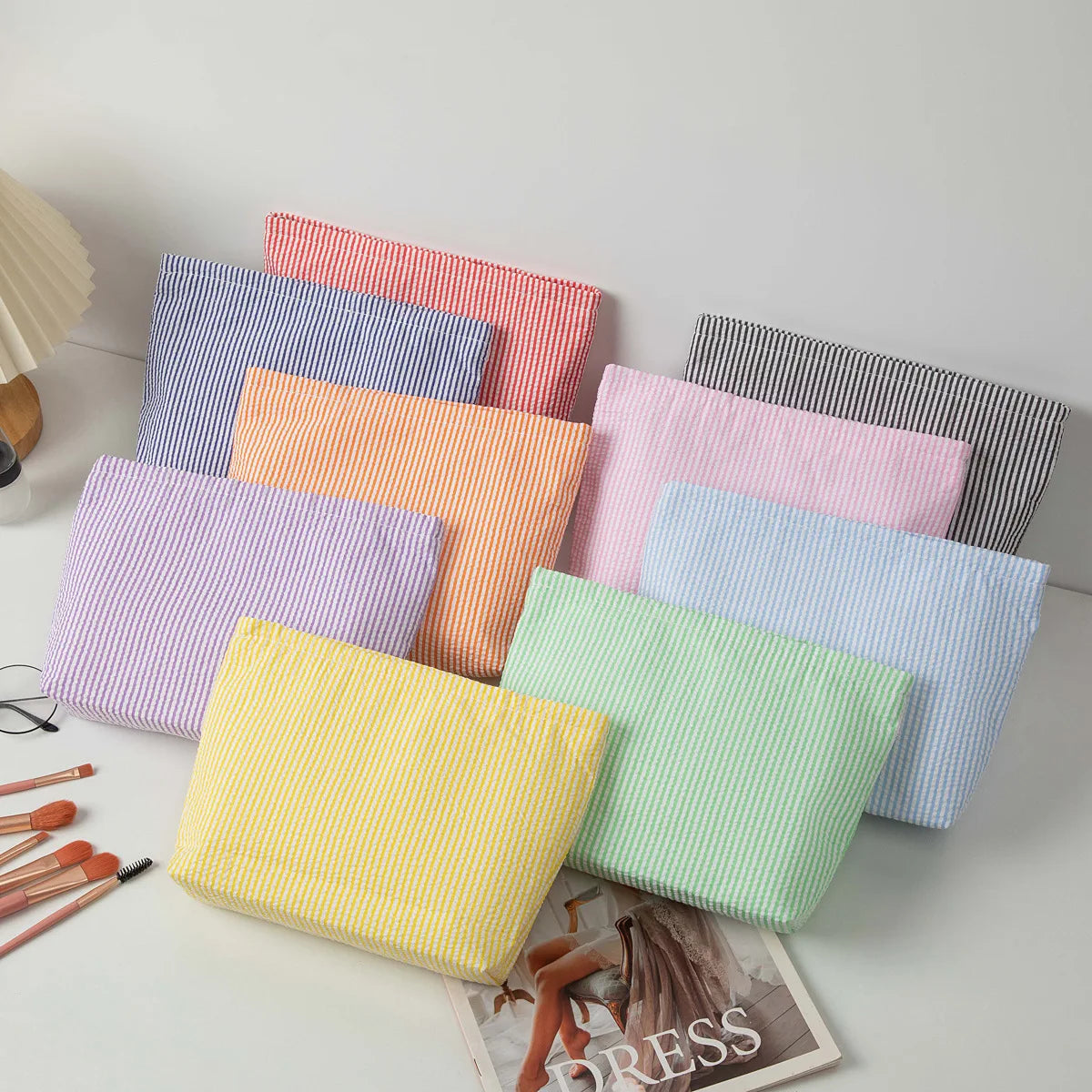 Brodé : trousse de maquillage personnalisé ou non