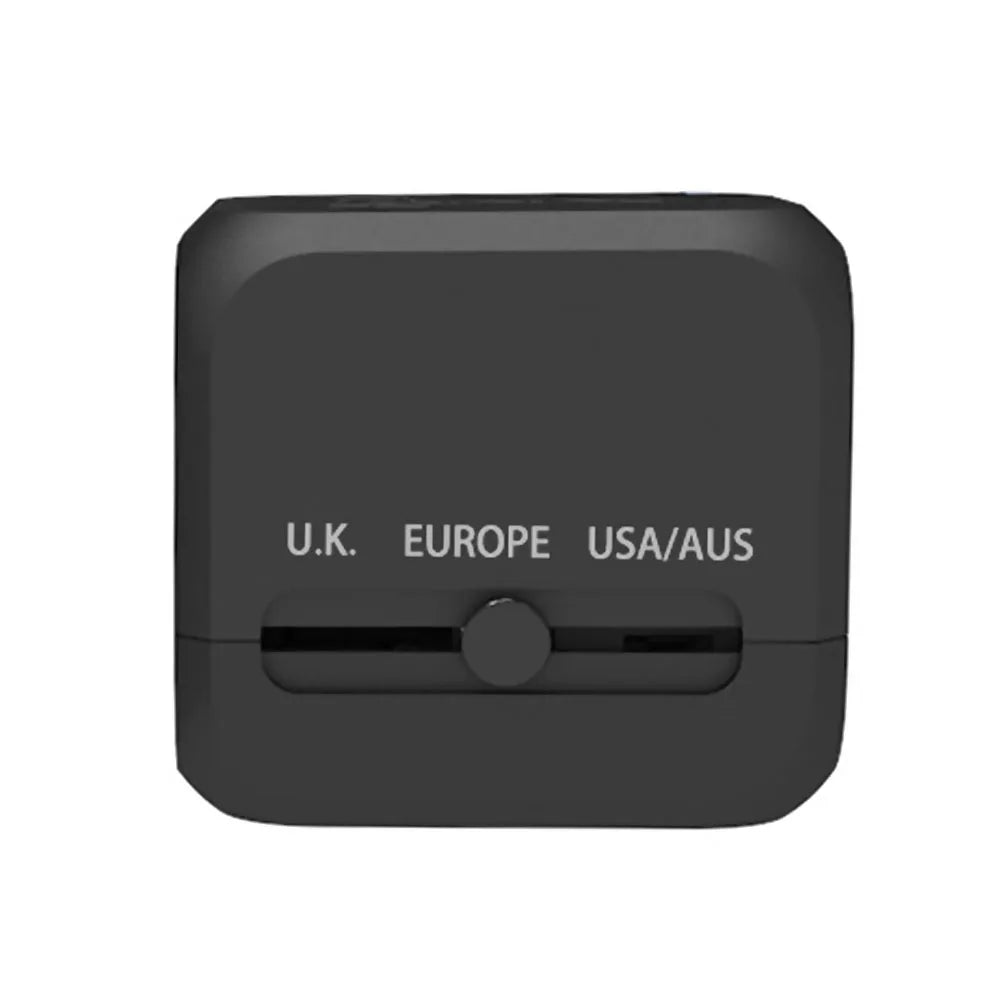 Pas sans moi ! Adaptateur voyage universel – Prises US EU UK AU + 2 USB & 1 USB-C