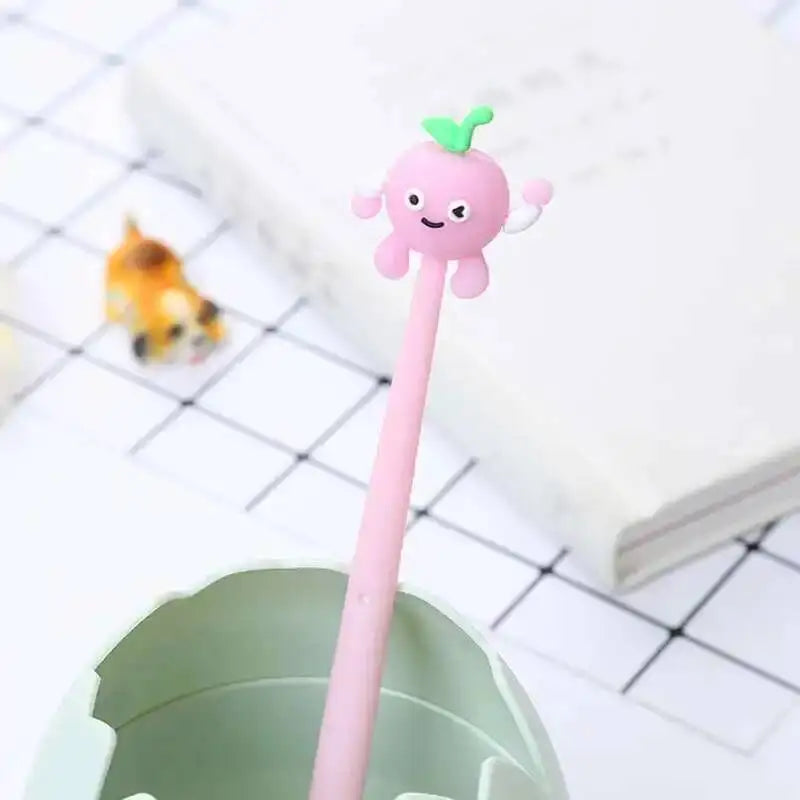 Stylo Gel Kawaii Fruits / 4 choix