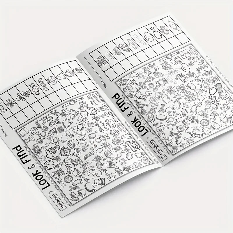 Cahier « Cherche & Colorie » – Travel Activity Book