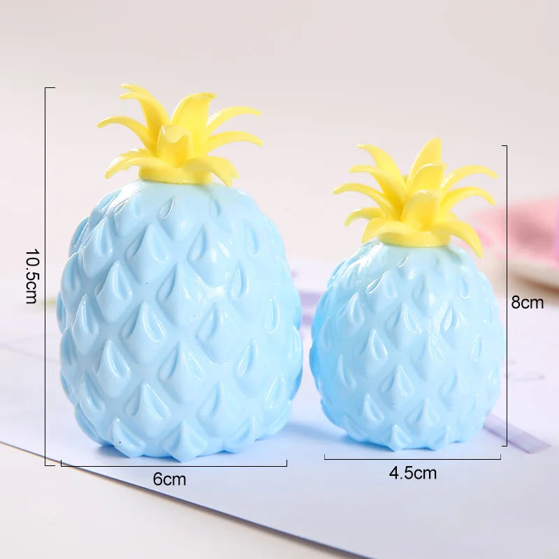 Pineapple Water Beads Stress Ball Squishy Fidget Toy Water Feeling Soft Squeeze Anti-Anxiety Stress Relief Sensory Toy