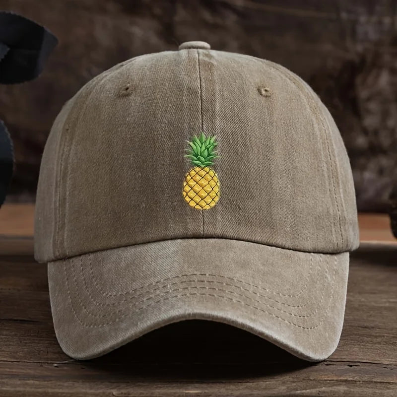Casquette baseball Ananas 🍍Style tropical & casual LysdoTravel - Couleurs choix