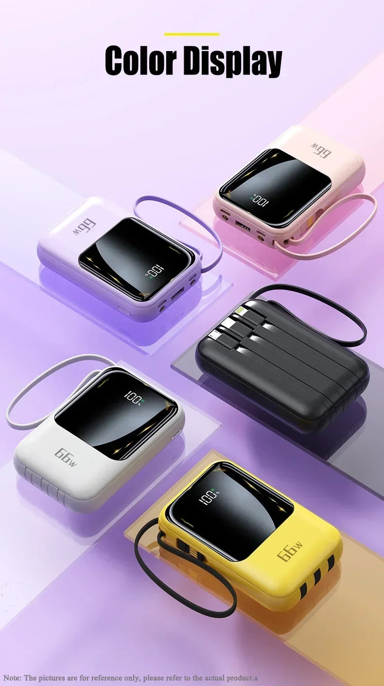 Puissance MAX ! Power Bank 50000mAh – Charge ultra-rapide 66W
