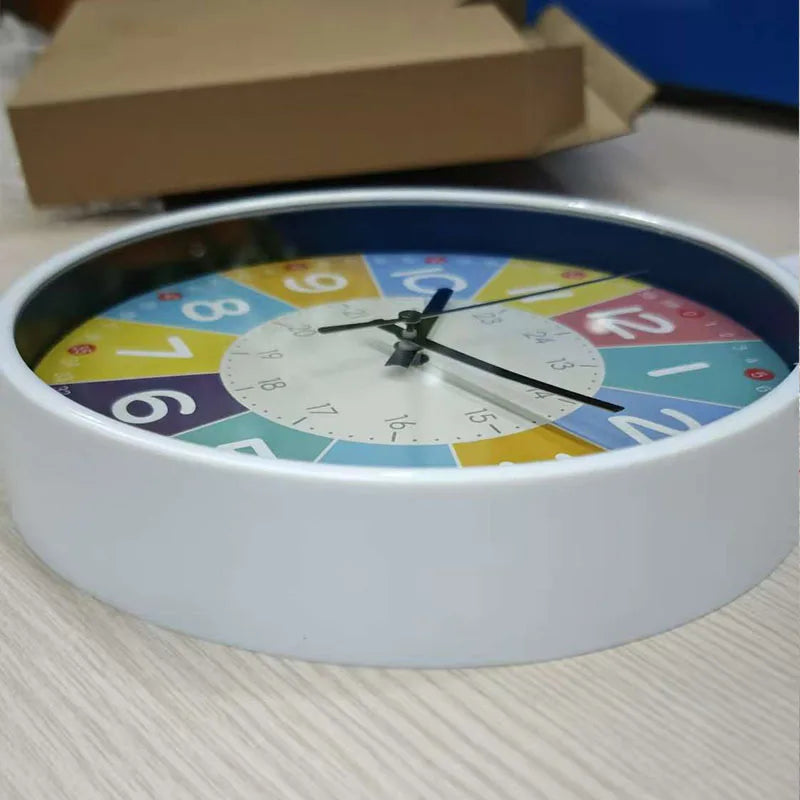 Horloge Murale Pédagogique