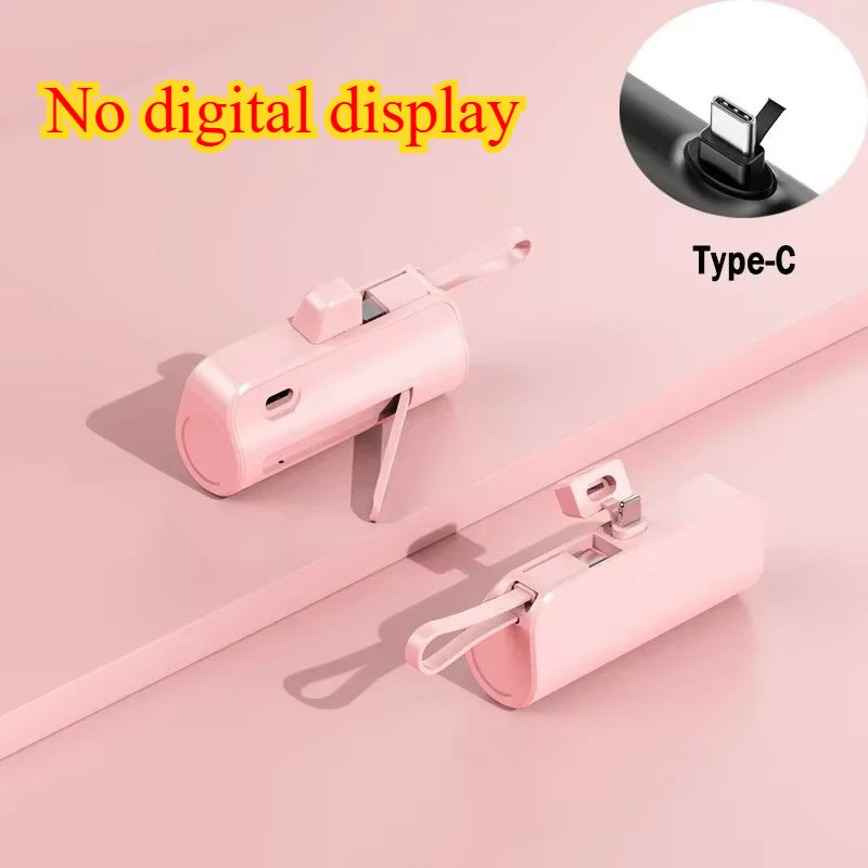 Chargé ! PowerBank Mini 5 ou 10000mAh – Charge rapide & affichage digital - Couleur choix