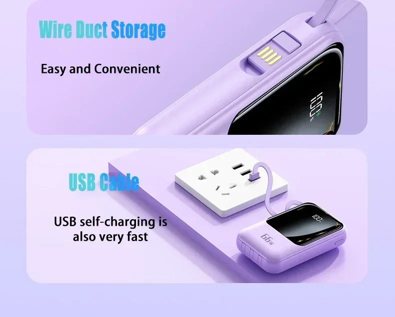 Puissance MAX ! Power Bank 50000mAh – Charge ultra-rapide 66W