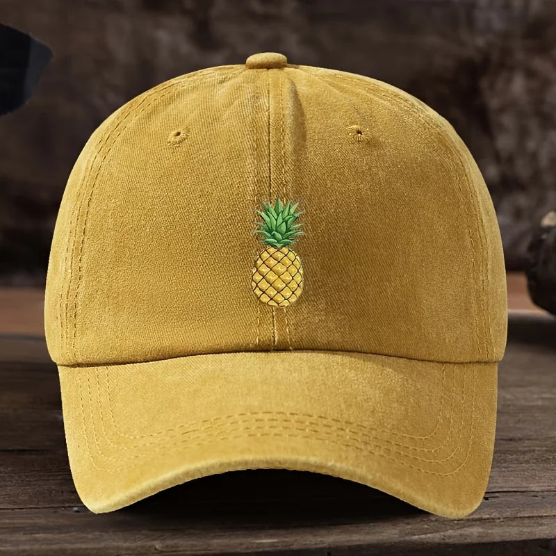 Casquette baseball Ananas 🍍Style tropical & casual LysdoTravel - Couleurs choix