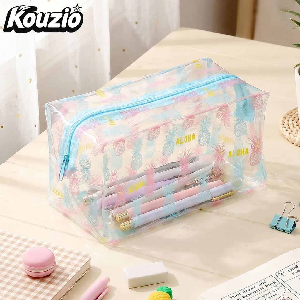 Ananas Trousse PVC Transparente