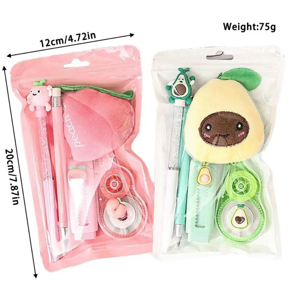 PinPen Set Papeterie 5pcs / FRUITS
