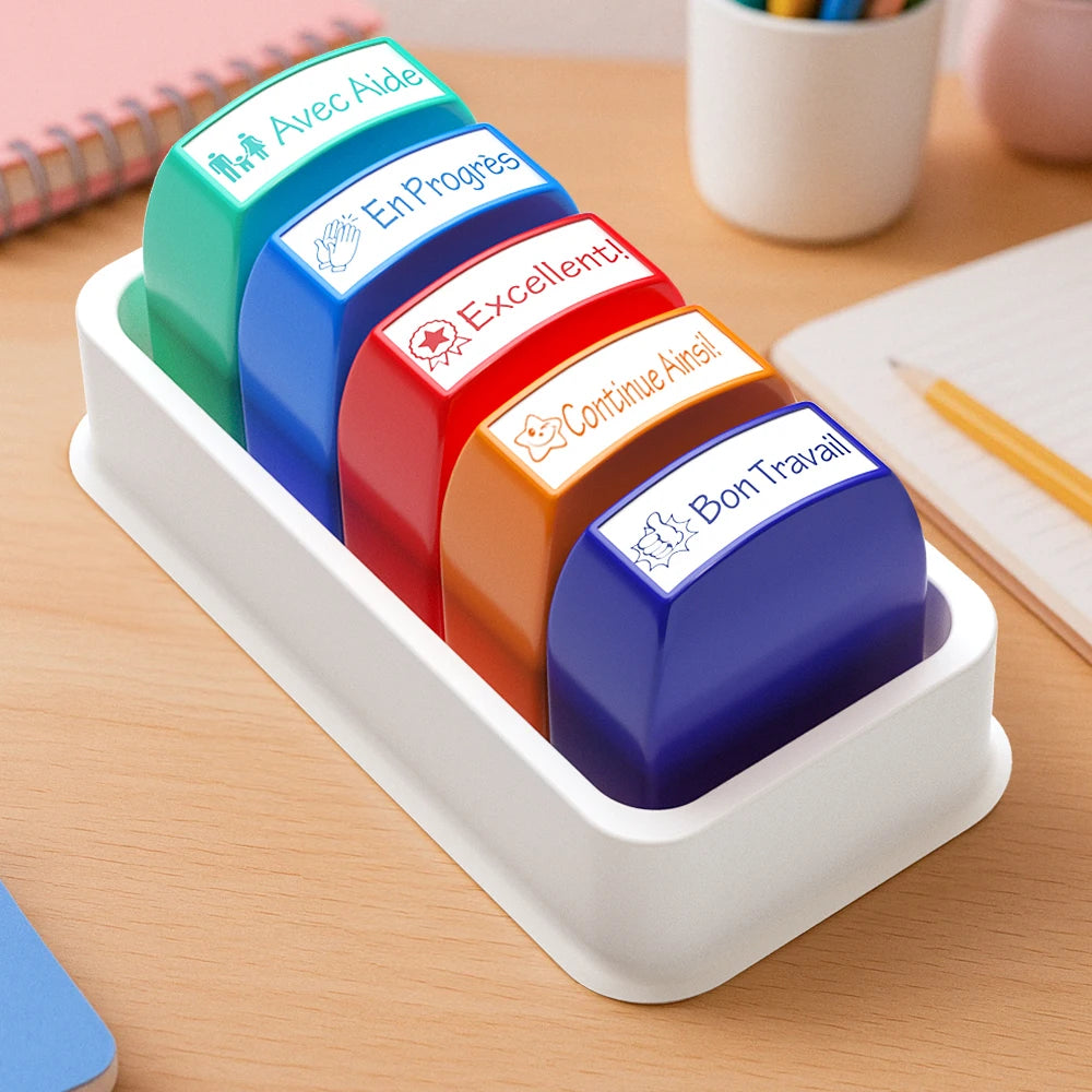 Lot tampons scolaire — Corrigez avec bienveillance et efficacité
