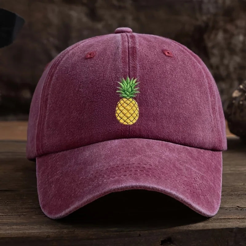 Casquette baseball Ananas 🍍Style tropical & casual LysdoTravel - Couleurs choix