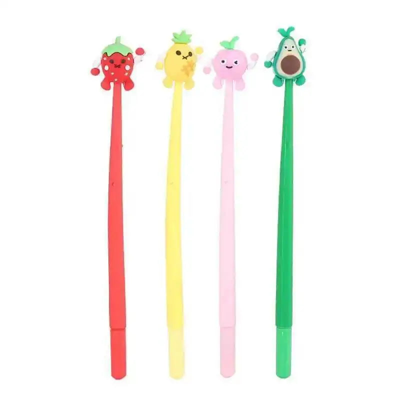 Stylo Gel Kawaii Fruits / 4 choix