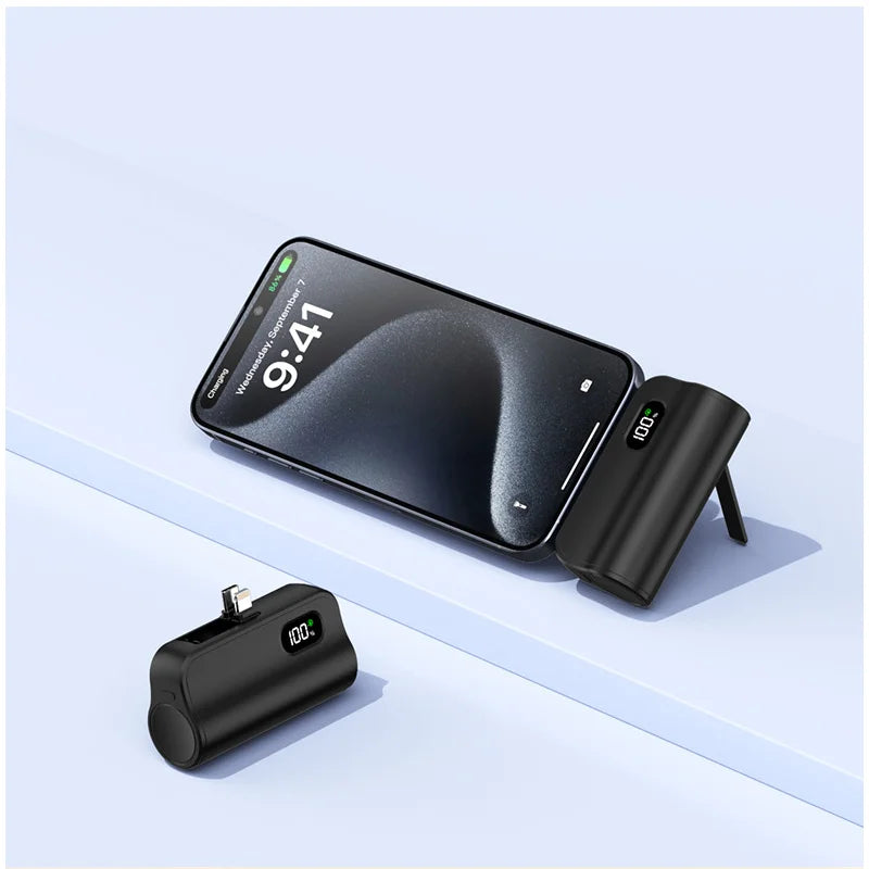 Chargé ! PowerBank Mini 5 ou 10000mAh – Charge rapide & affichage digital - Couleur choix