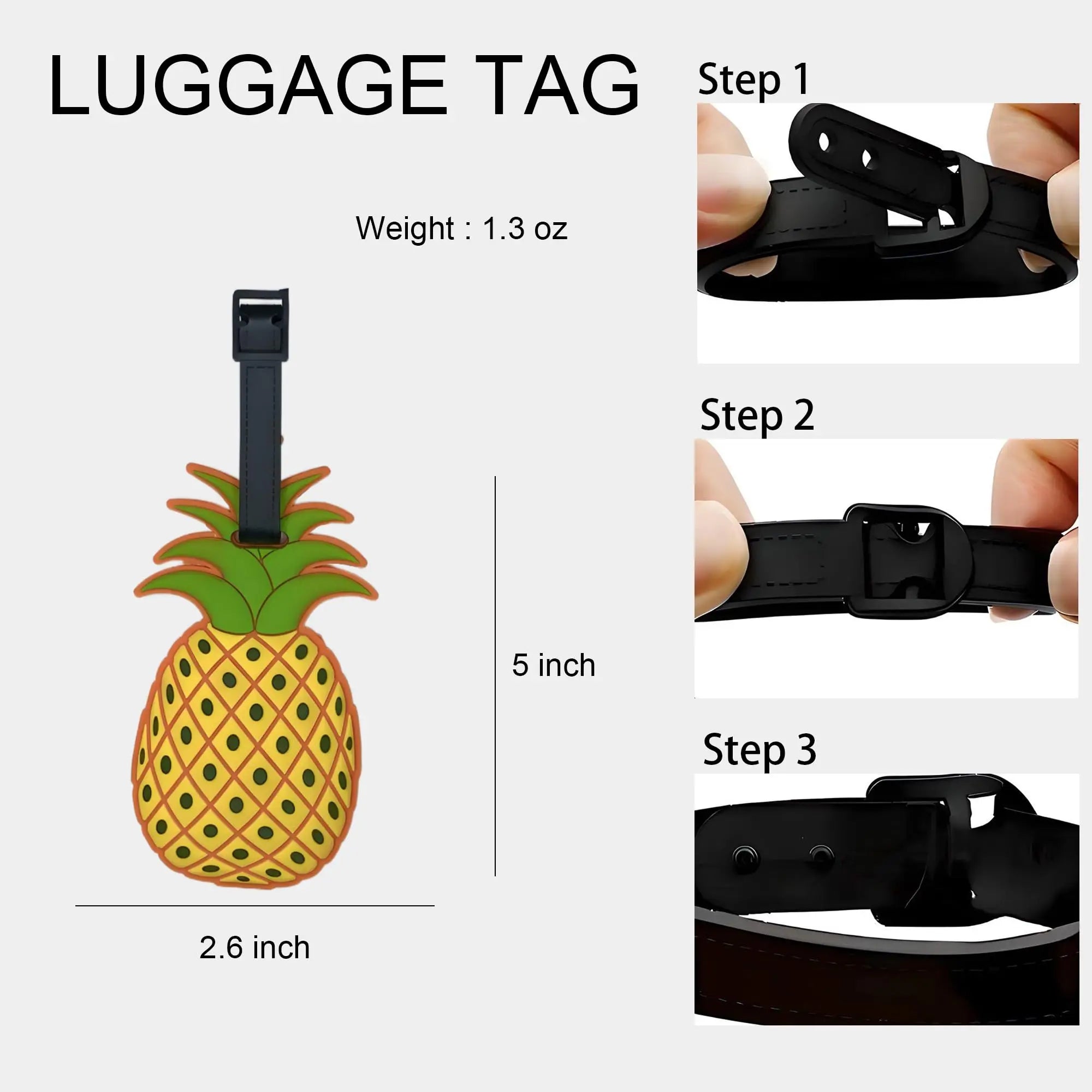 Fraise Ananas 🍍🍓 Identificateur valise original