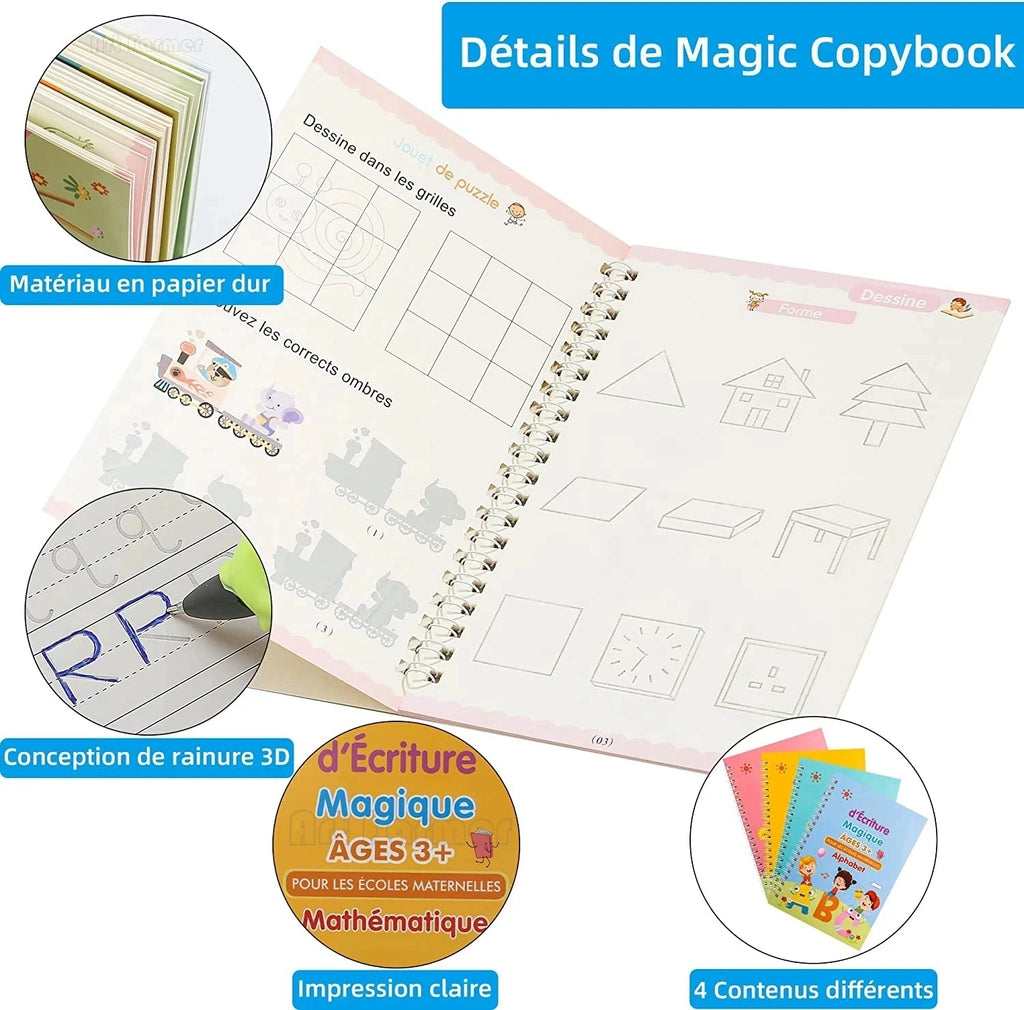 Magiques ! Cahiers calligraphie français – Pack 4 livrets