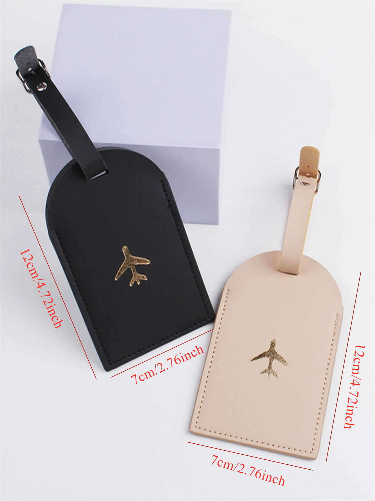 Avion ✈️ Identificateur de bagage | Lot de 2 , Couleurs aux choix
