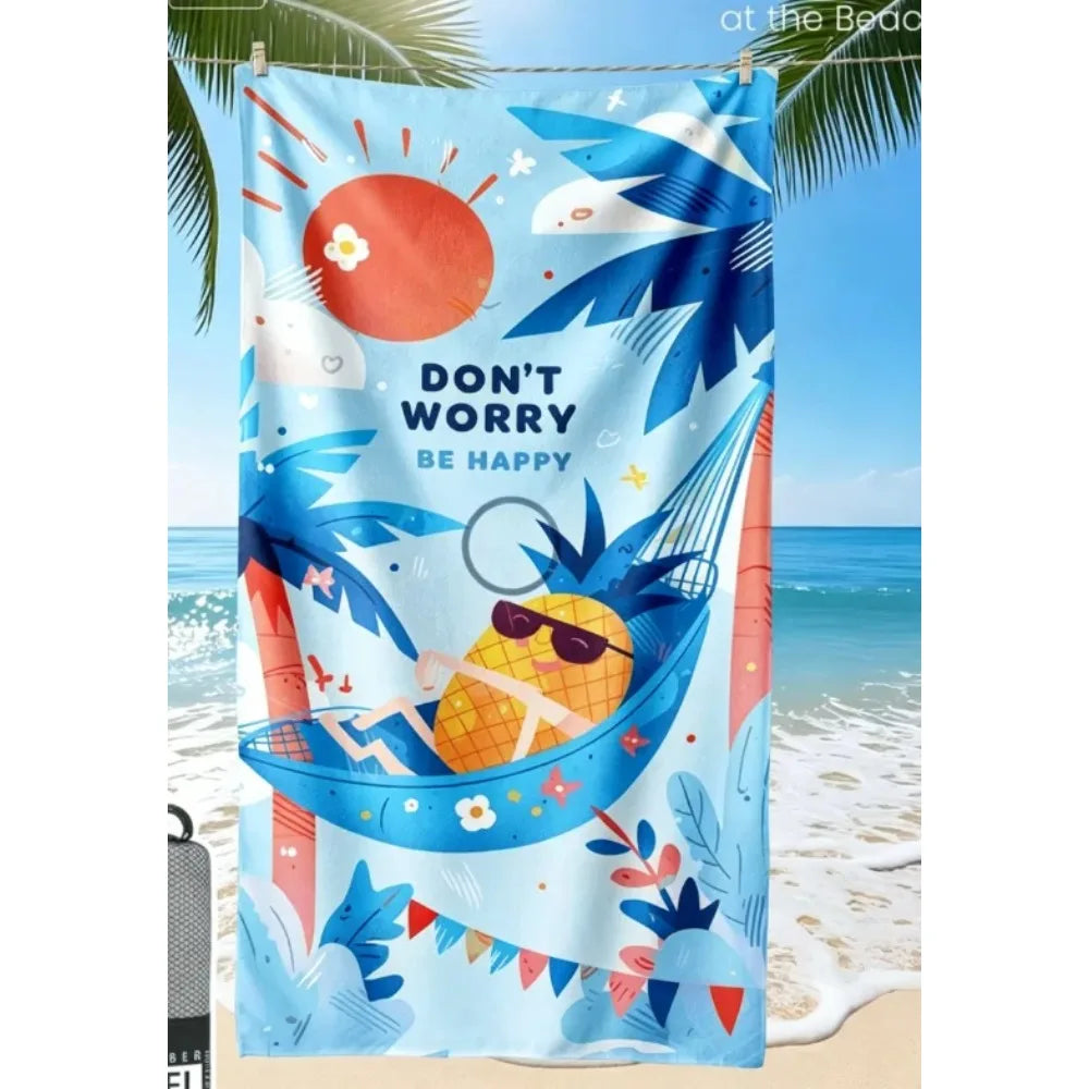 Don't worry serviette - 4 couleurs au choix - Plusieurs tailles