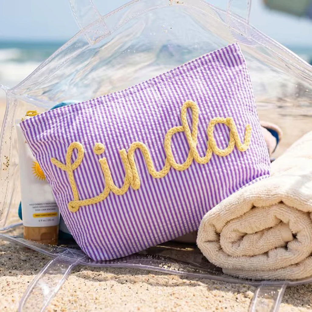 Brodé : trousse de maquillage personnalisé ou non