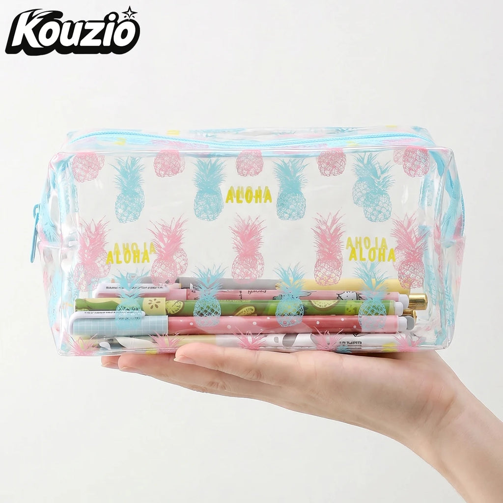 Ananas Trousse PVC Transparente