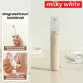 2-en-1 Brosse à Dents Pliable + Rangement Dentifrice