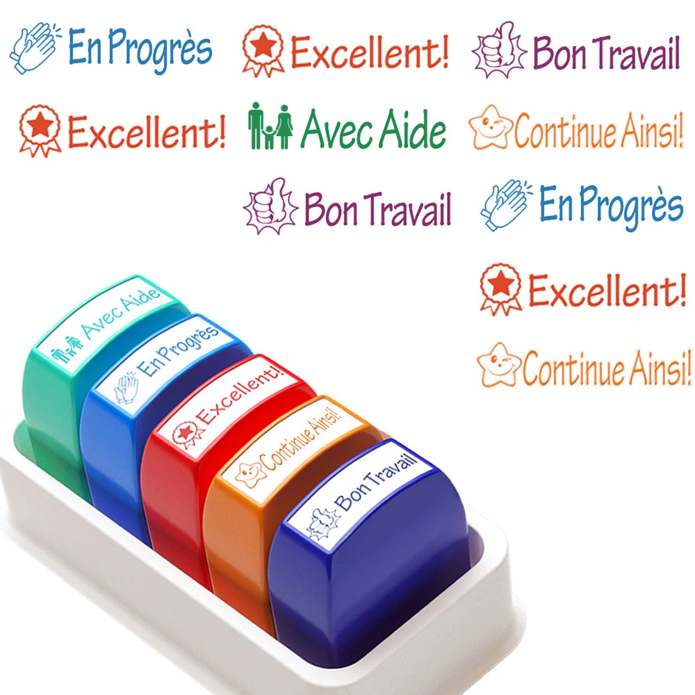 Lot tampons scolaire — Corrigez avec bienveillance et efficacité