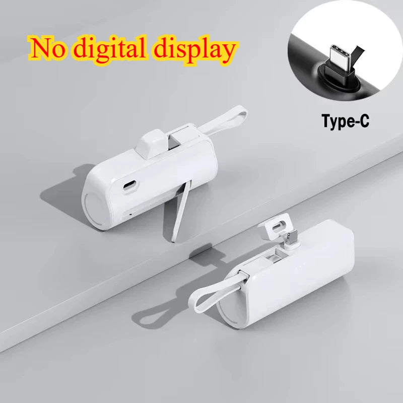 Chargé ! PowerBank Mini 5 ou 10000mAh – Charge rapide & affichage digital - Couleur choix