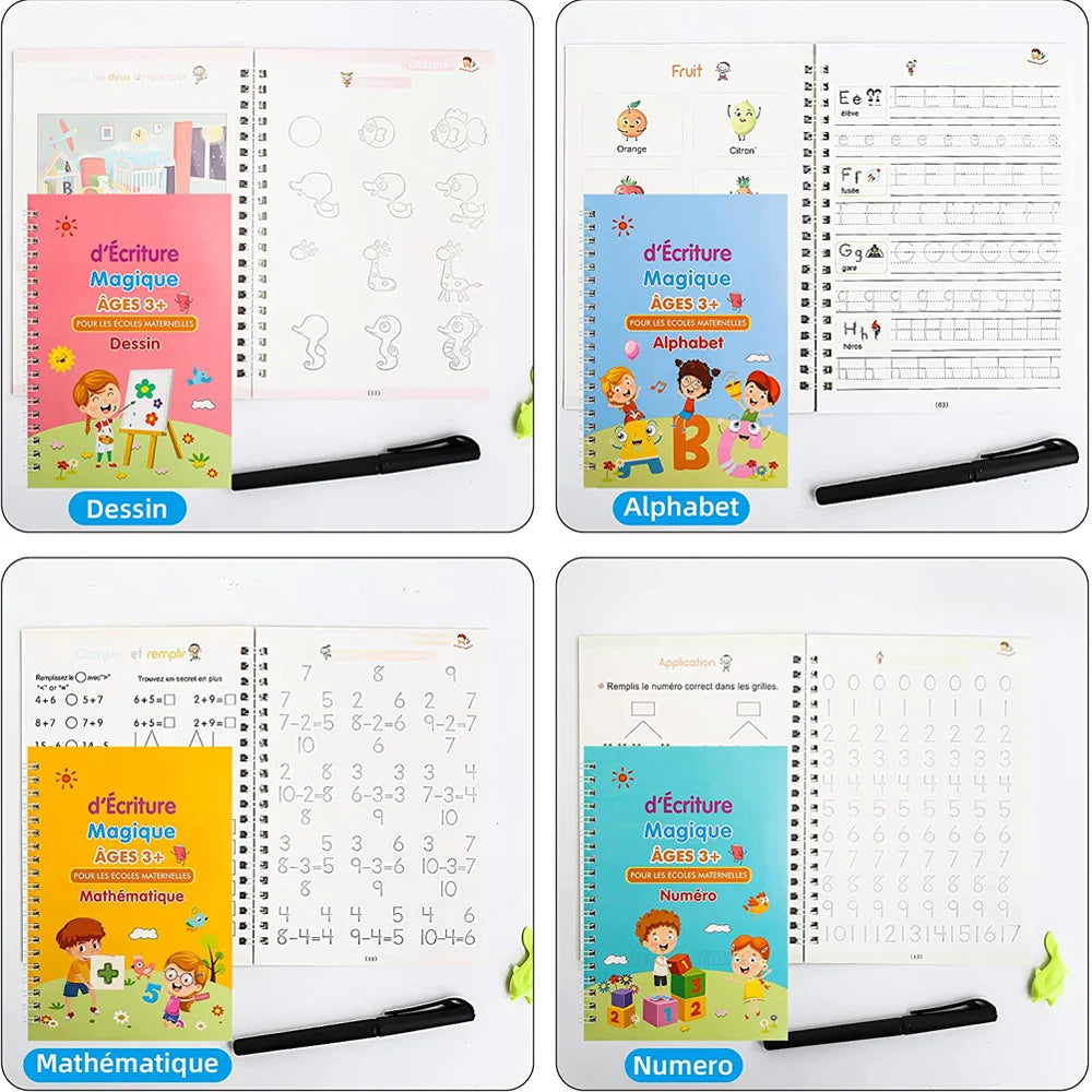 Magiques ! Cahiers calligraphie français – Pack 4 livrets