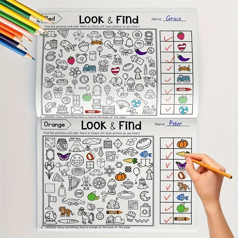 Cahier « Cherche & Colorie » – Travel Activity Book