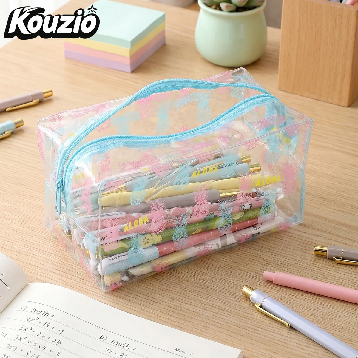 Ananas Trousse PVC Transparente