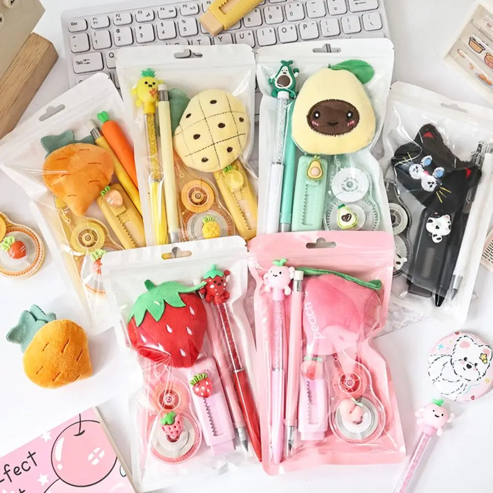 PinPen Set Papeterie 5pcs / FRUITS