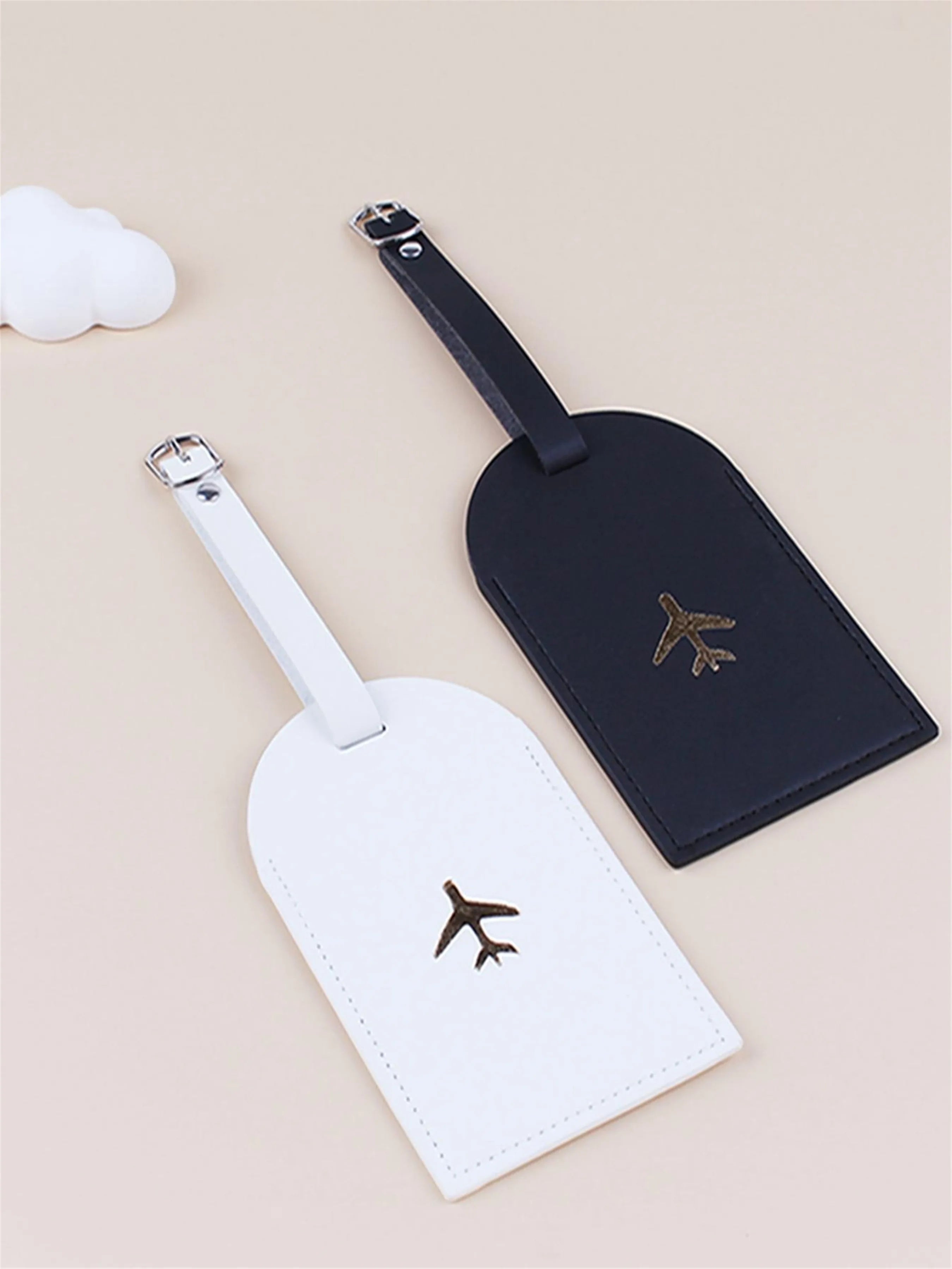 Avion ✈️ Identificateur de bagage | Lot de 2 , Couleurs aux choix