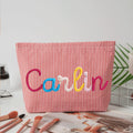 Brodé : trousse de maquillage personnalisé ou non