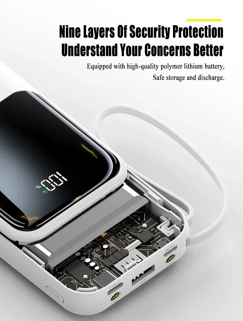 Puissance MAX ! Power Bank 50000mAh – Charge ultra-rapide 66W