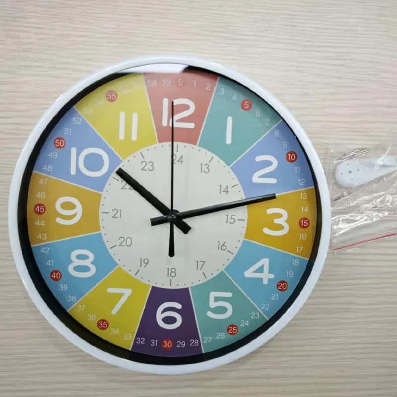 Horloge Murale Pédagogique