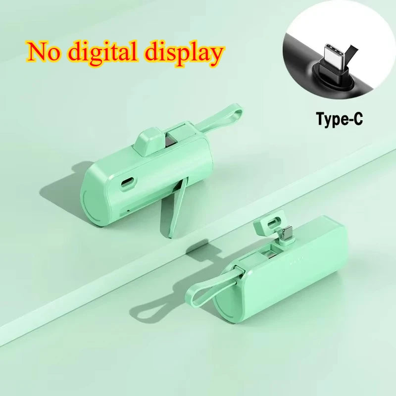 Chargé ! PowerBank Mini 5 ou 10000mAh – Charge rapide & affichage digital - Couleur choix